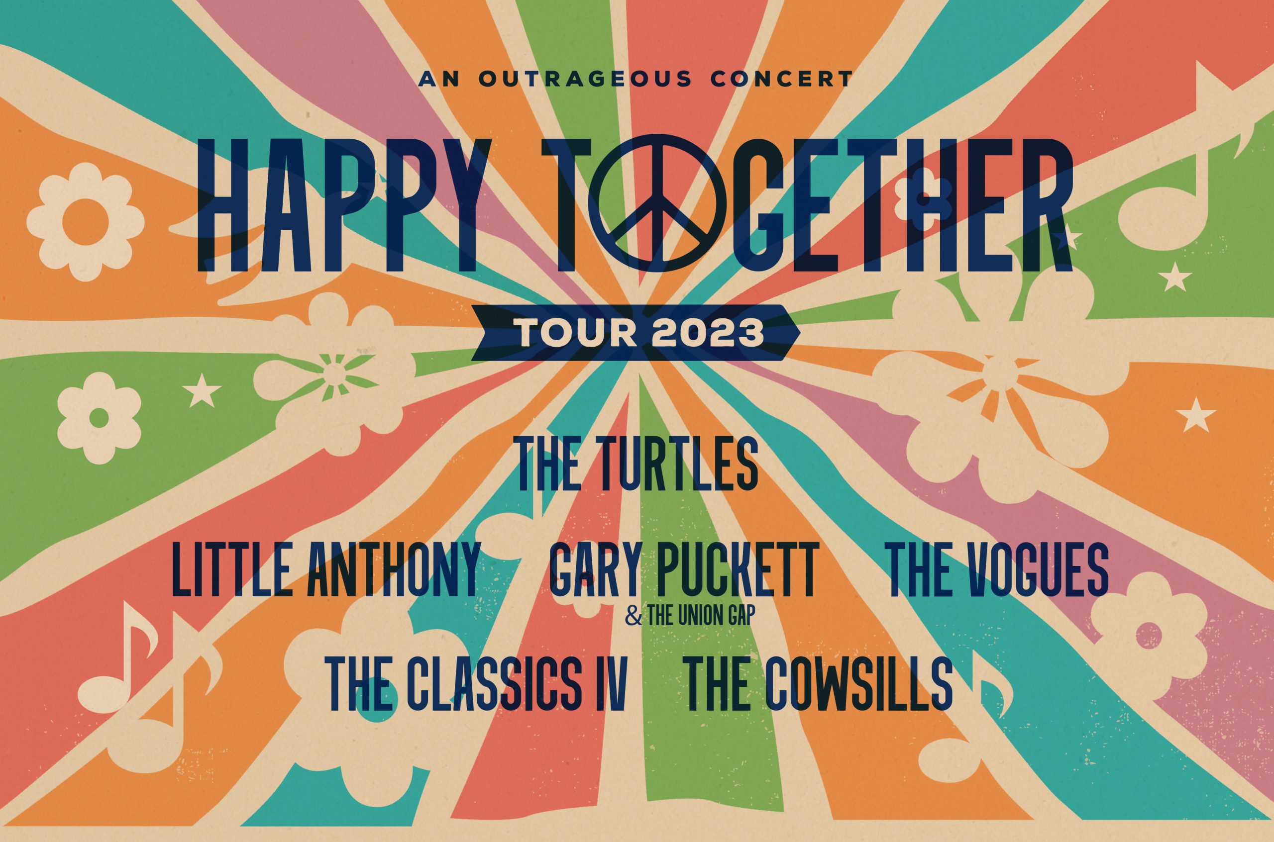 Happy Together Tour: The Turtles, Little Anthony, The Vogues, The Classics IV & The Cowsills