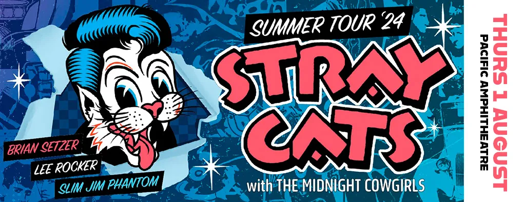 Stray Cats at Pacific Amphitheatre
